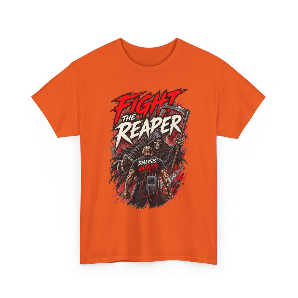 Fight the Reaper T-Shirt — Graphic Motorcycle Grim Reaper Tee