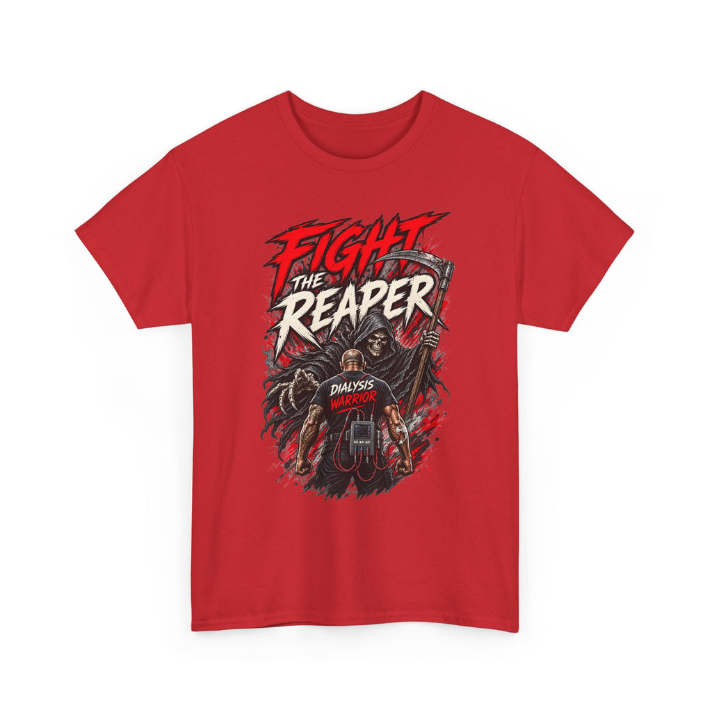 Fight the Reaper T-Shirt — Graphic Motorcycle Grim Reaper Tee