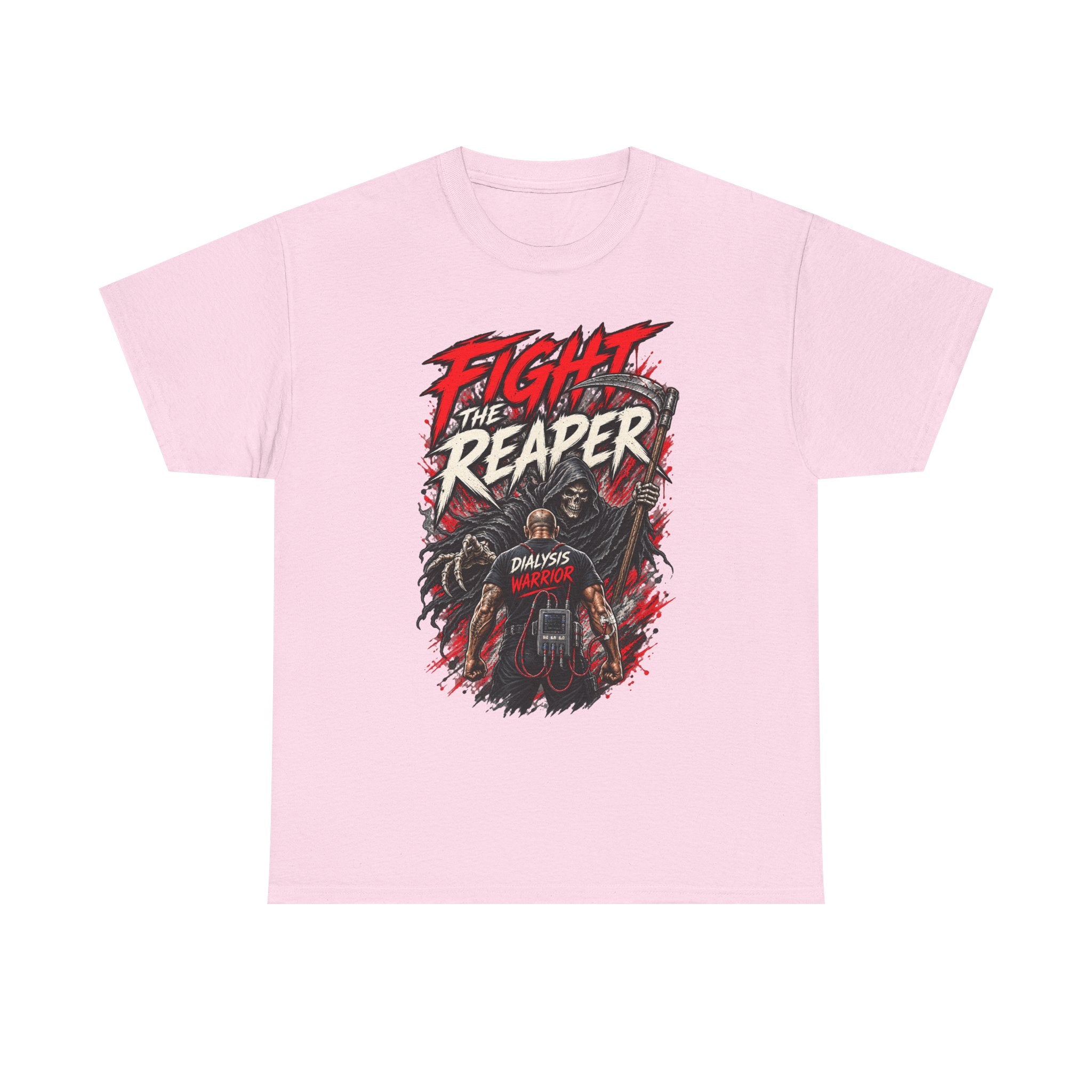 Fight the Reaper T-Shirt — Graphic Motorcycle Grim Reaper Tee